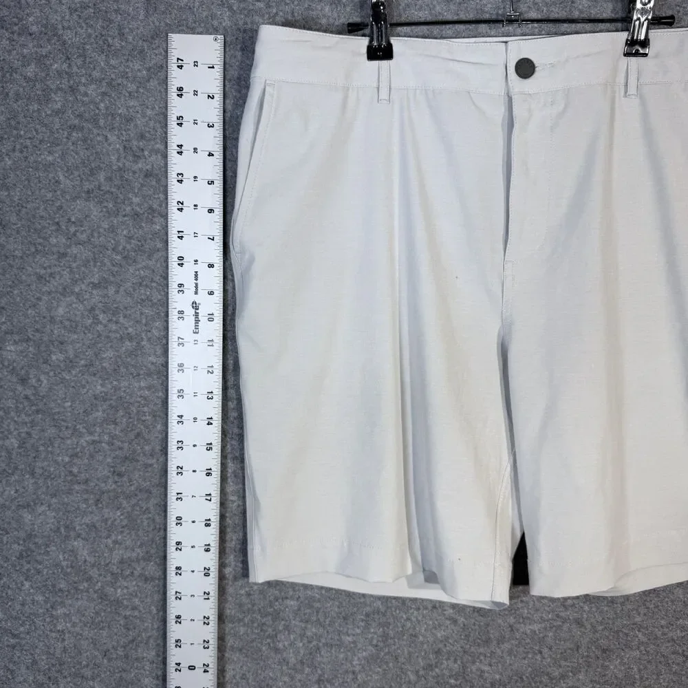 Faherty All Day Shorts Men's Light Gray‎ Casual Shorts Size 36